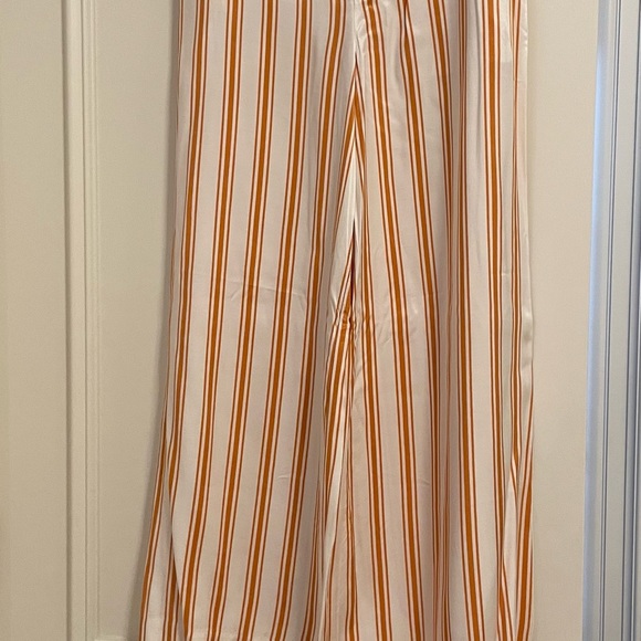 Maeve wide leg sunshine stripe pants with functional pockets - Picture 3 of 7